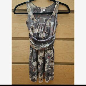 Sweet Pea by Stacy Frati Y2K Floral Sleeveless Mesh Babydoll Top